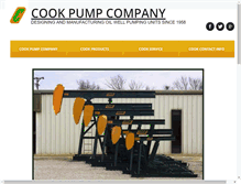 Tablet Screenshot of cookpumpingjacks.com